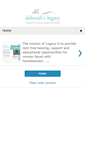 Mobile Screenshot of deborahslegacy.org