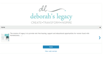 Tablet Screenshot of deborahslegacy.org